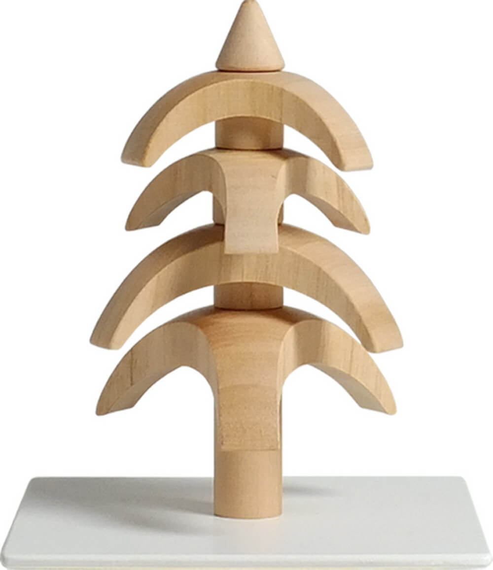 Drehbaum Twist, Kirschbaum, 8 cm von Seiffener Volkskunst eG