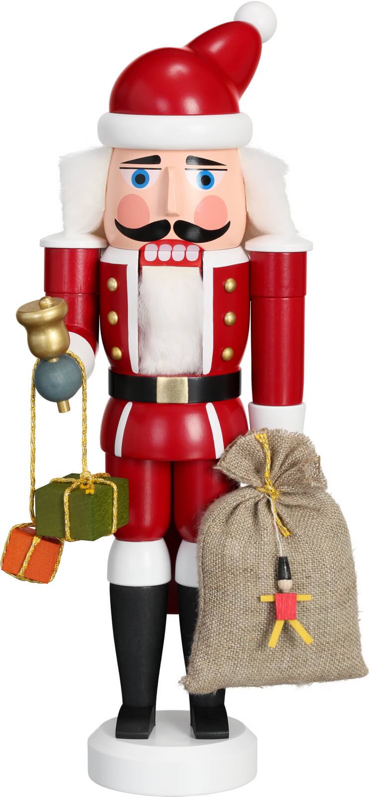 Nussknacker Weihnachtsmann, 28 cm von Seiffener Volkskunst eG