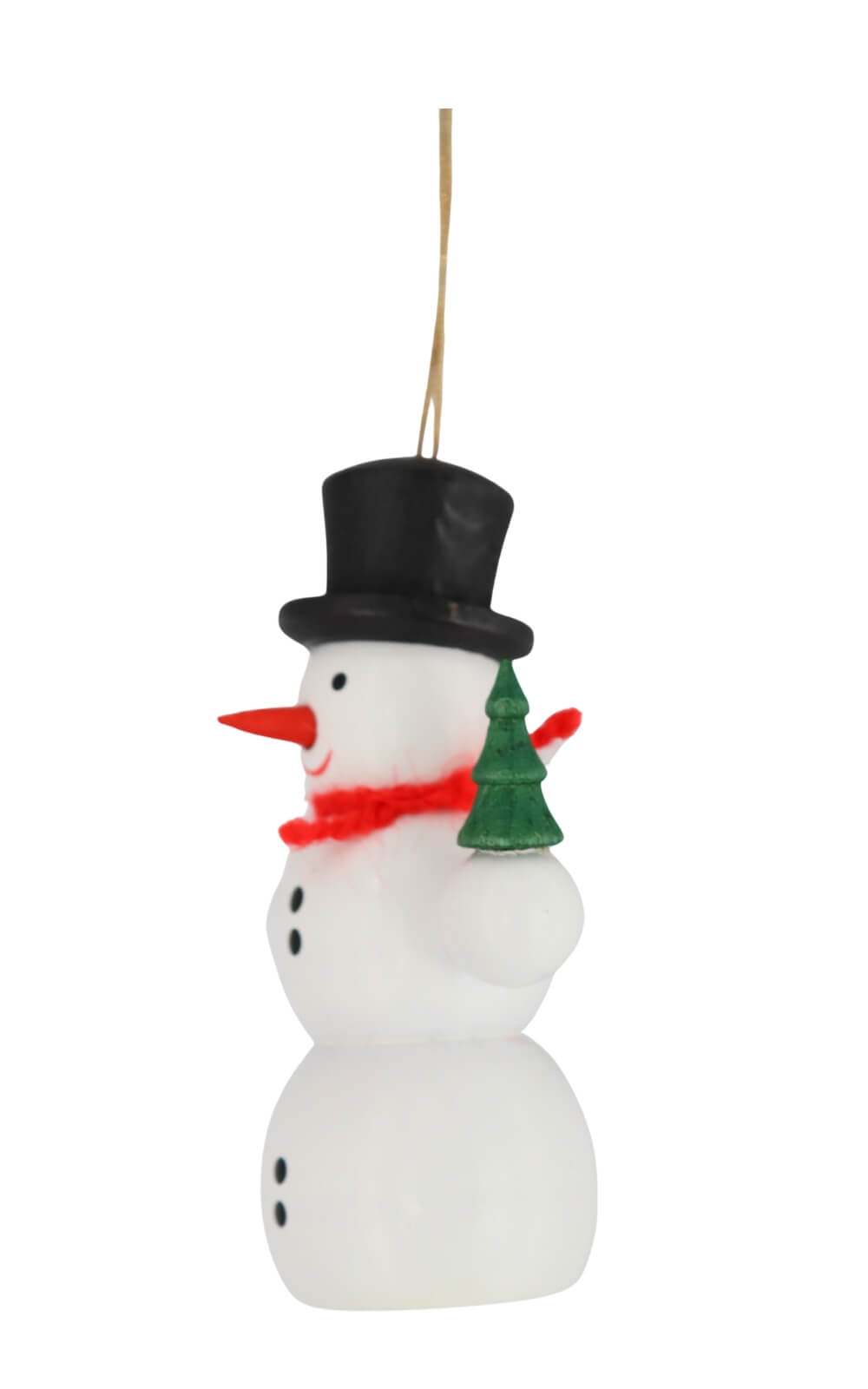 Christbaumschmuck Schneemann mit Baum, 6 cm von SEIFFEN.COM_3