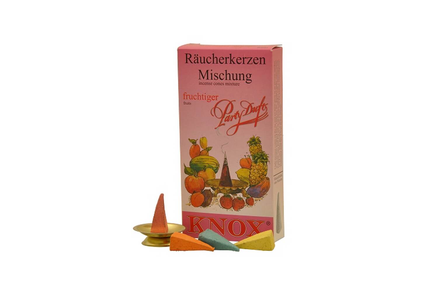 Räucherkerzen Mischung - fruchtiger Partyduft, 24 Stück von KNOX