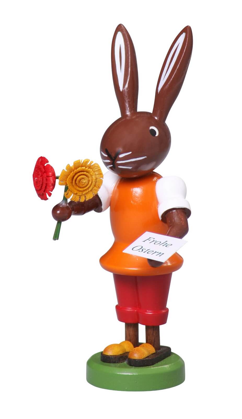 Osterhase mit Blume, 9 cm von Thomas Preißler