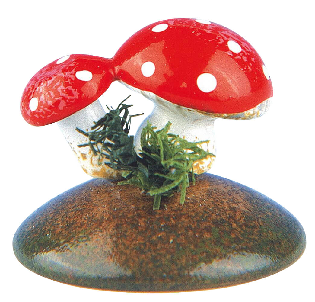 Miniatur Glückspilze, 6er Set von Hubrig Volkskunst