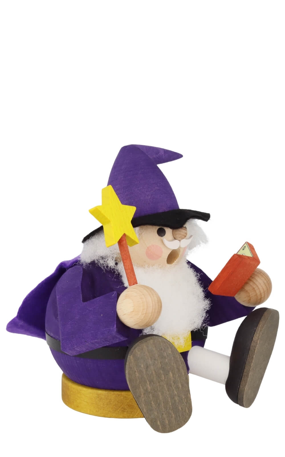 Räuchermännchen Magier sitzend, 13 cm von Richard Glässer