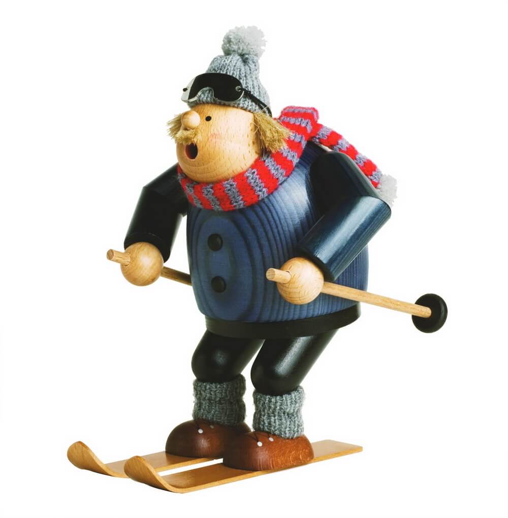 Räuchermännchen Abfahrtsläufer, 20 cm von KWO
