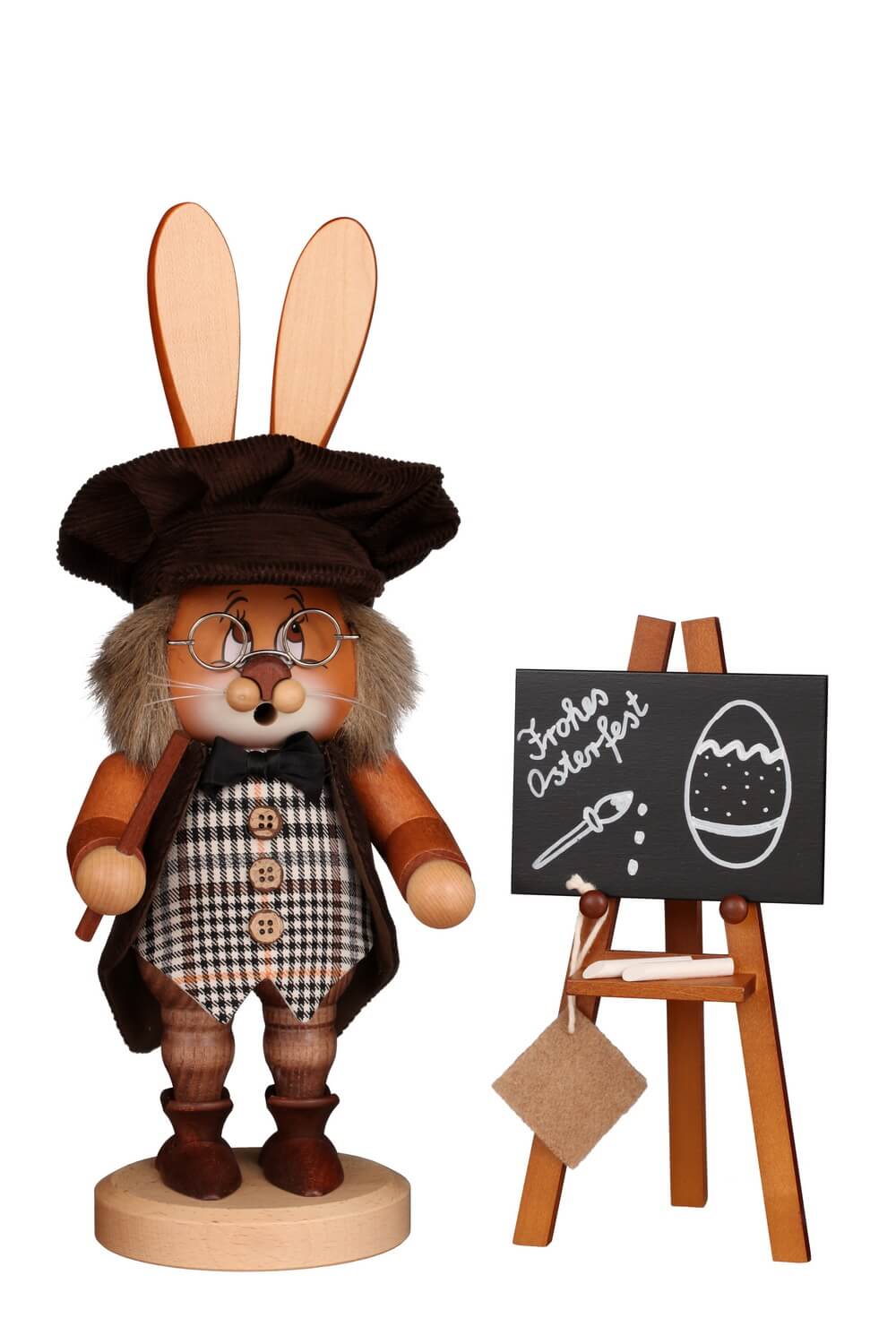 Räuchermännchen Wichtel Hase Hasenschule, 36 cm von Christian Ulbricht