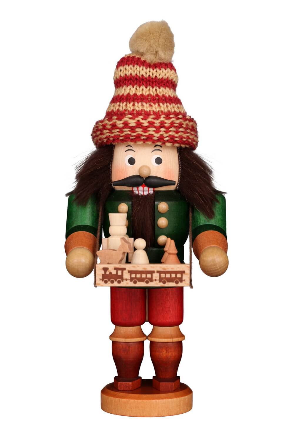 Nussknacker Spielzeughändler, 19 cm von Christian Ulbricht, Made in Germany