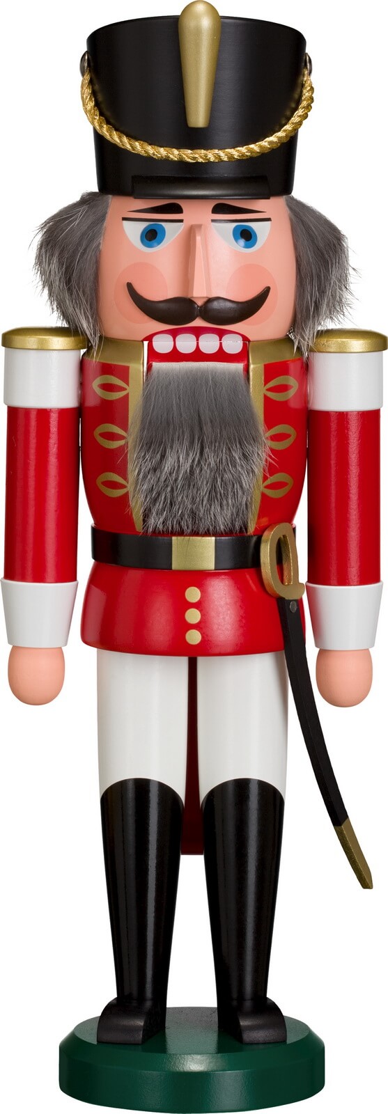 Nussknacker Husar, rot, 37 cm von Seiffener Volkskunst eG