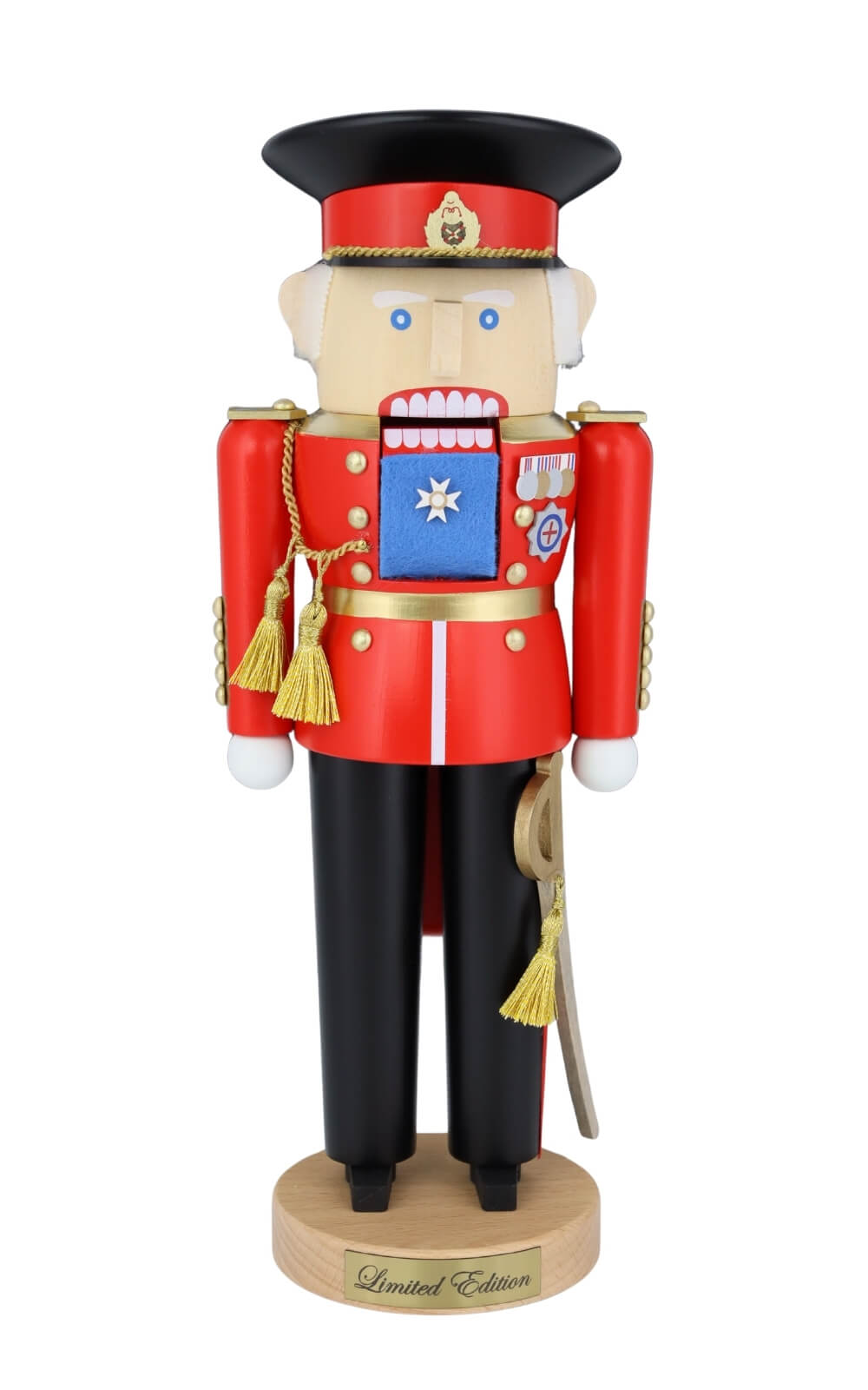 Nussknacker König Charles III, 26 cm von Richard Glässer