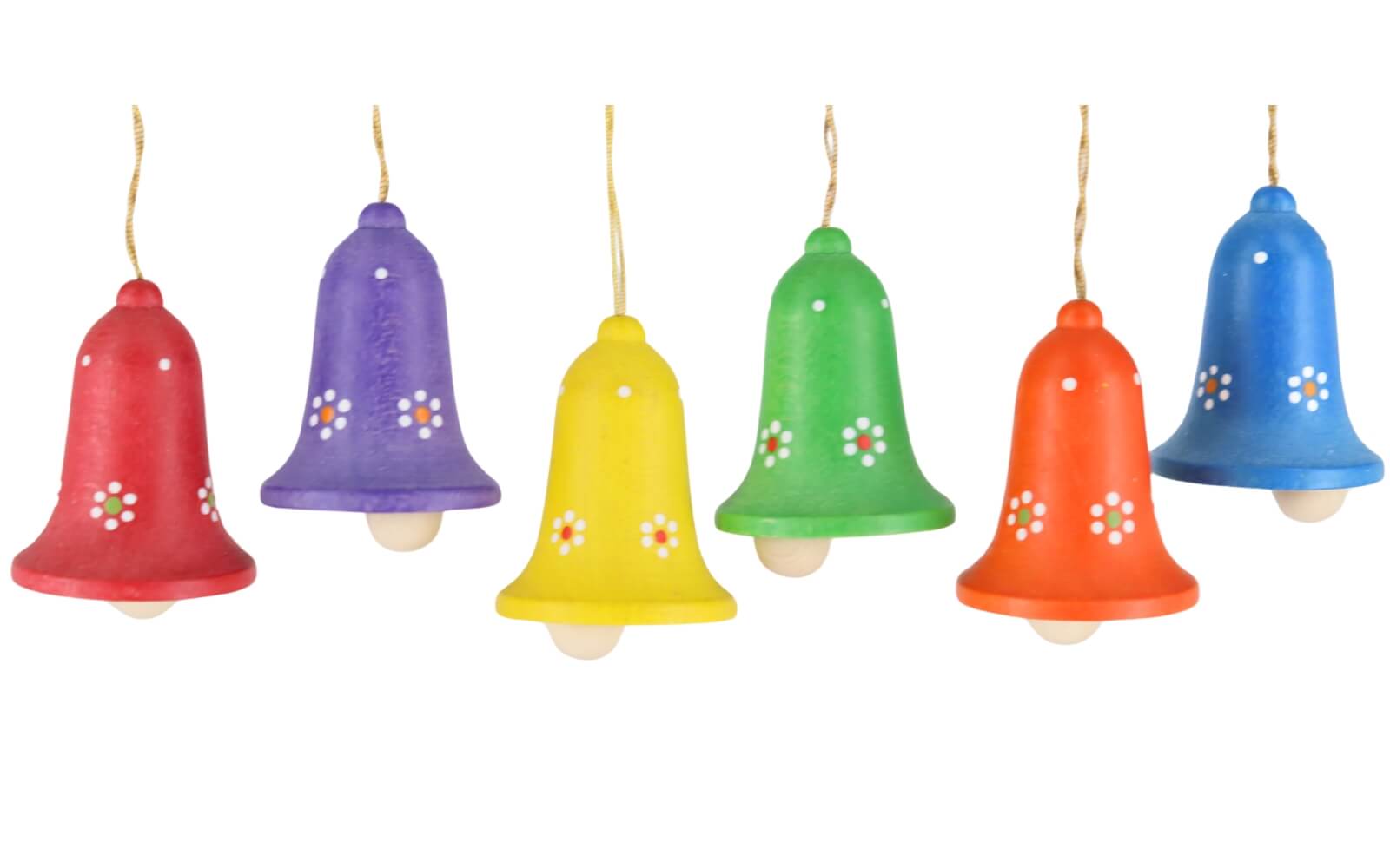 Glocken mehrfarbig 6 Stück von Gunter Flath