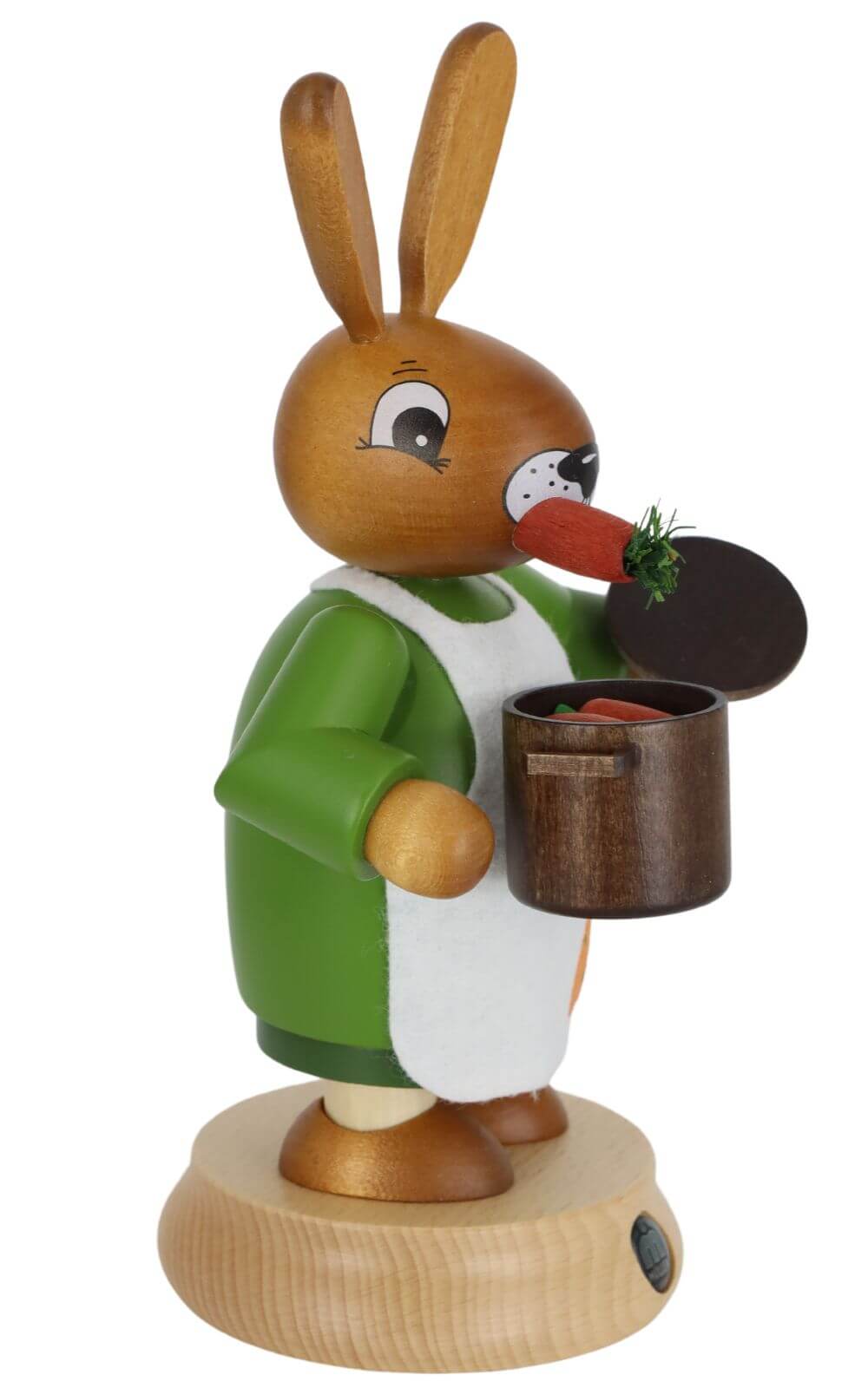 Räuchermännchen Osterhase Hasenfrau, farbig, 19 cm von Müller Kleinkunst_2
