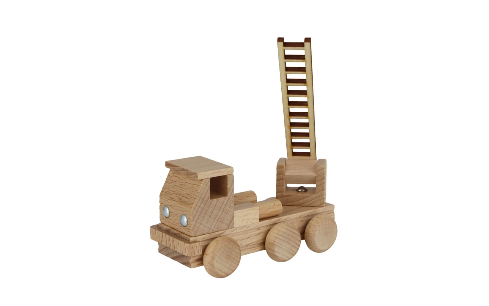 Holzspielzeug Feuerwehrtruck in natur von Ebert GmbH_2