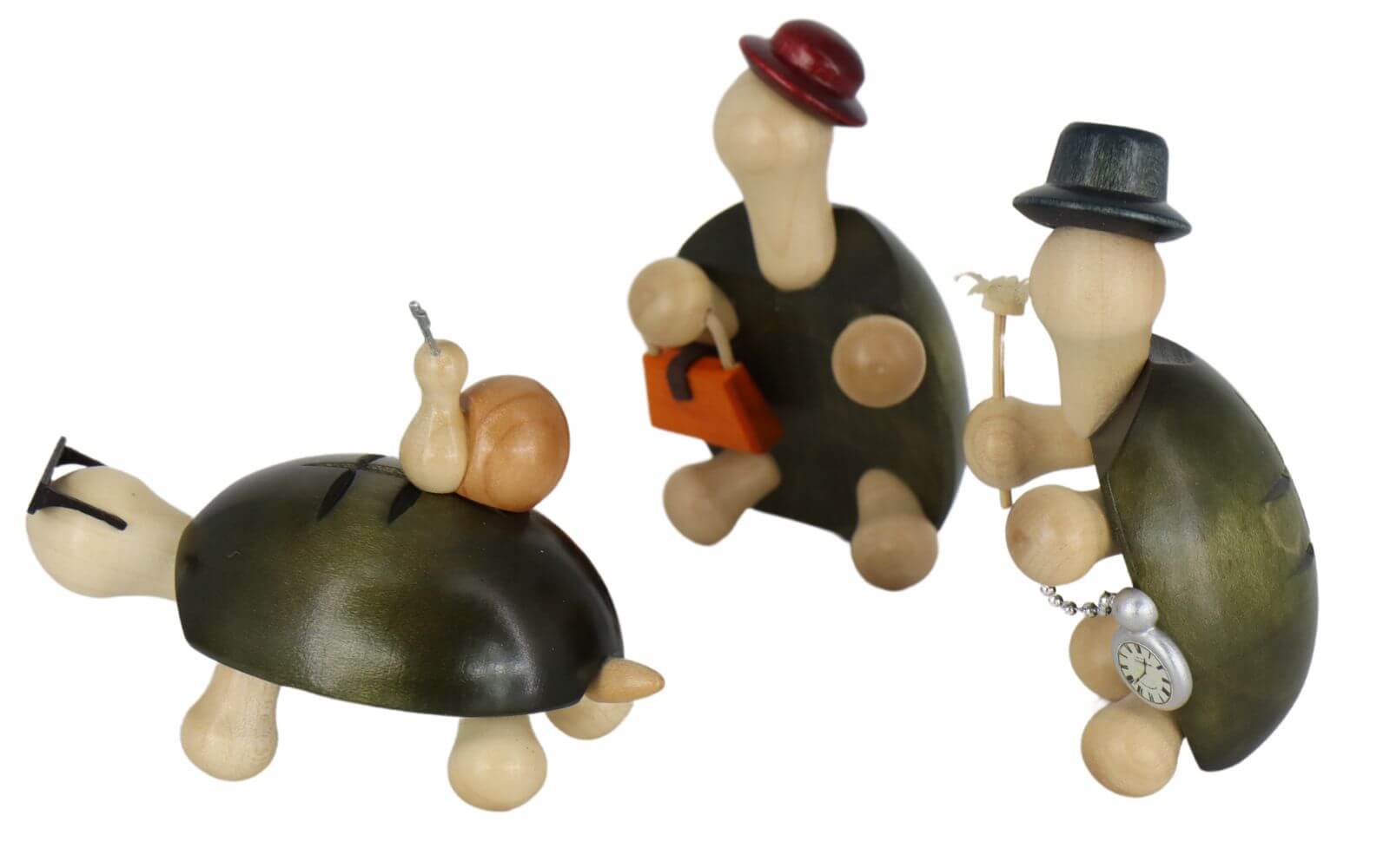 Schildkrötengruppe, 3 - teilig, farbig von SEIFFEN.COM_3