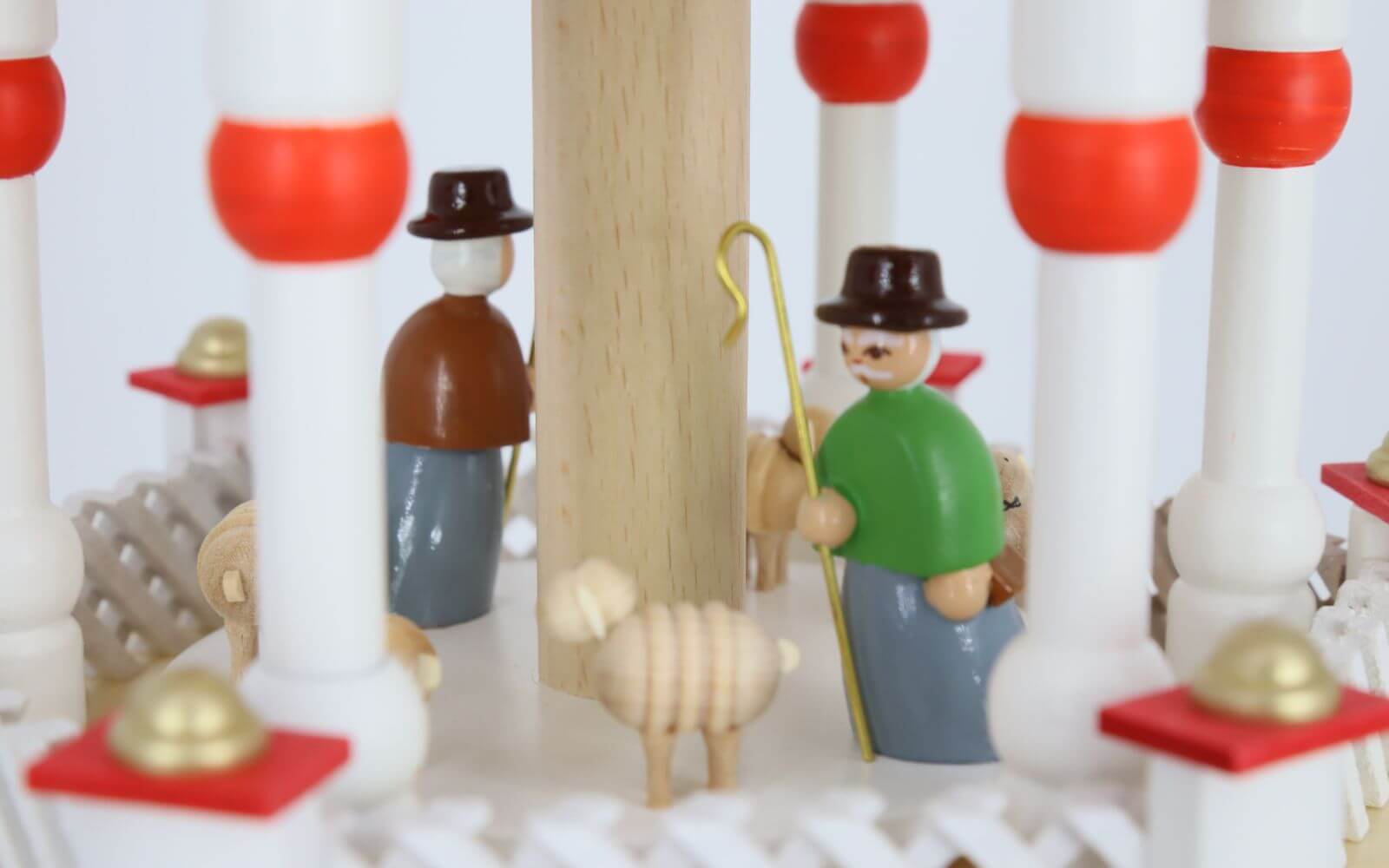 Weihnachtspyramide mit Christi Geburt, 3 - stöckig, 40 cm von Richard Glässer_3