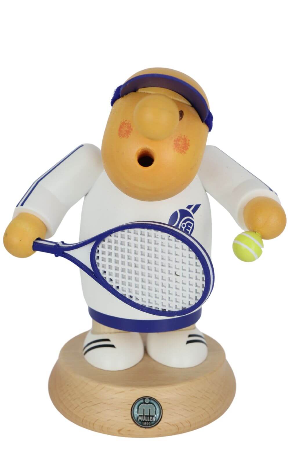 Räuchermännchen Müllerchen® Tennisspieler, 16 cm von Müller Kleinkunst_1