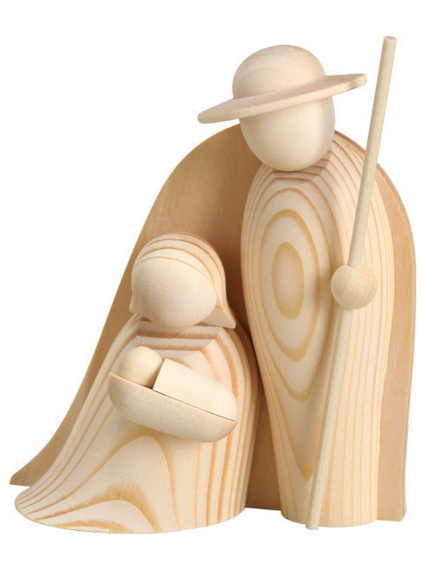 Miniatur Geborgenheit, natur, 8 cm von Robbi Weber