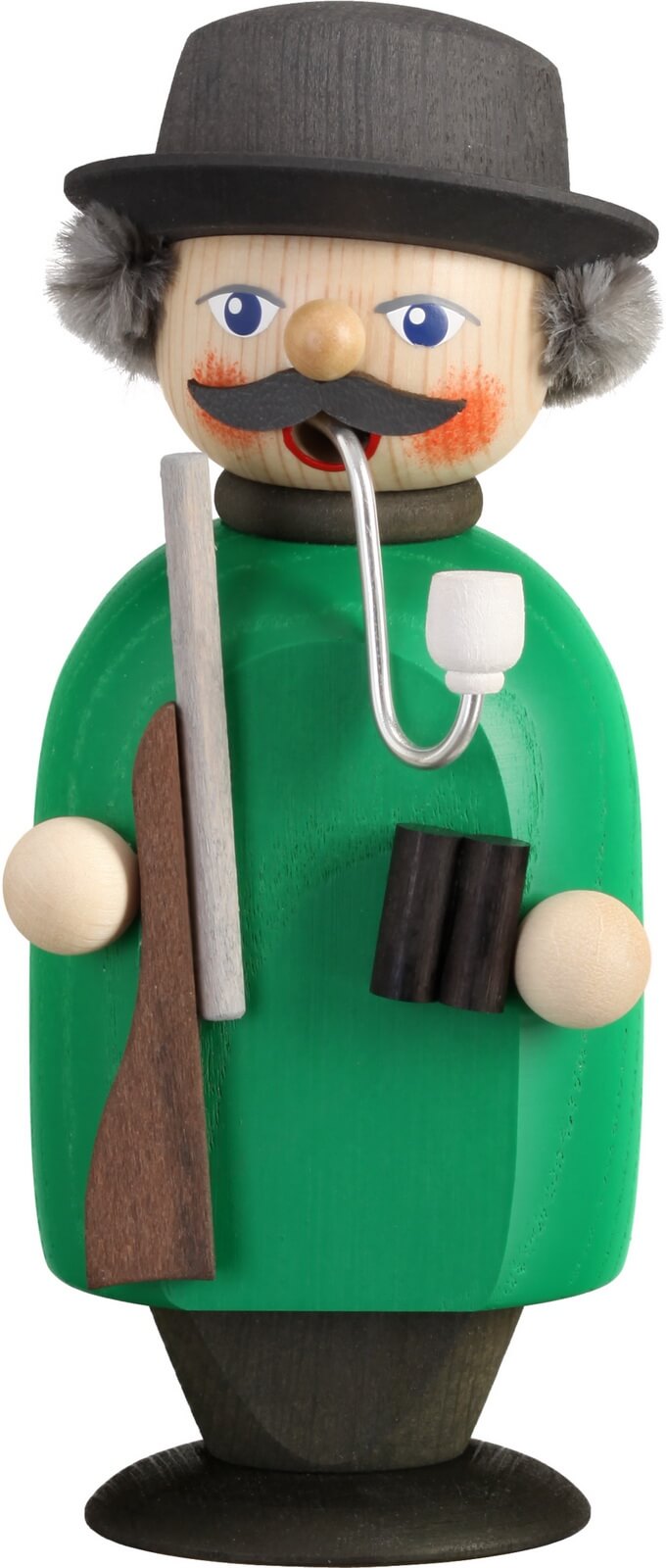 Räuchermann Jäger, 14 cm von Seiffener Volkskunst eG