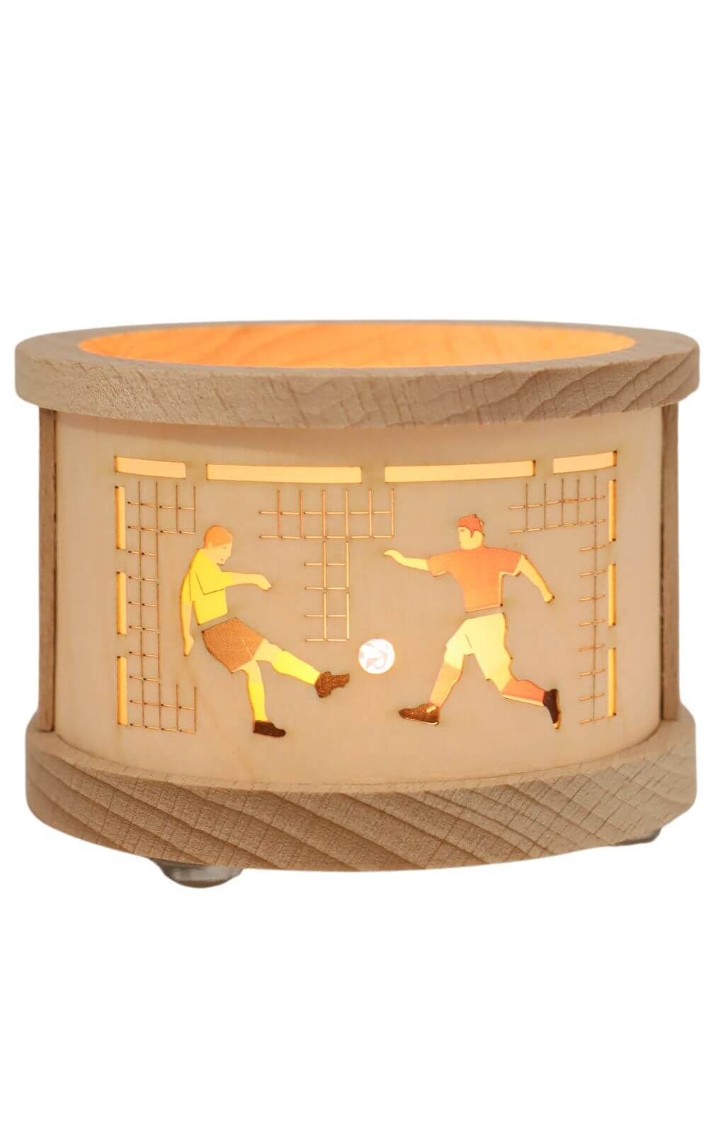 Laterne für Teelichte mit Fussball von Richard Glässer_1