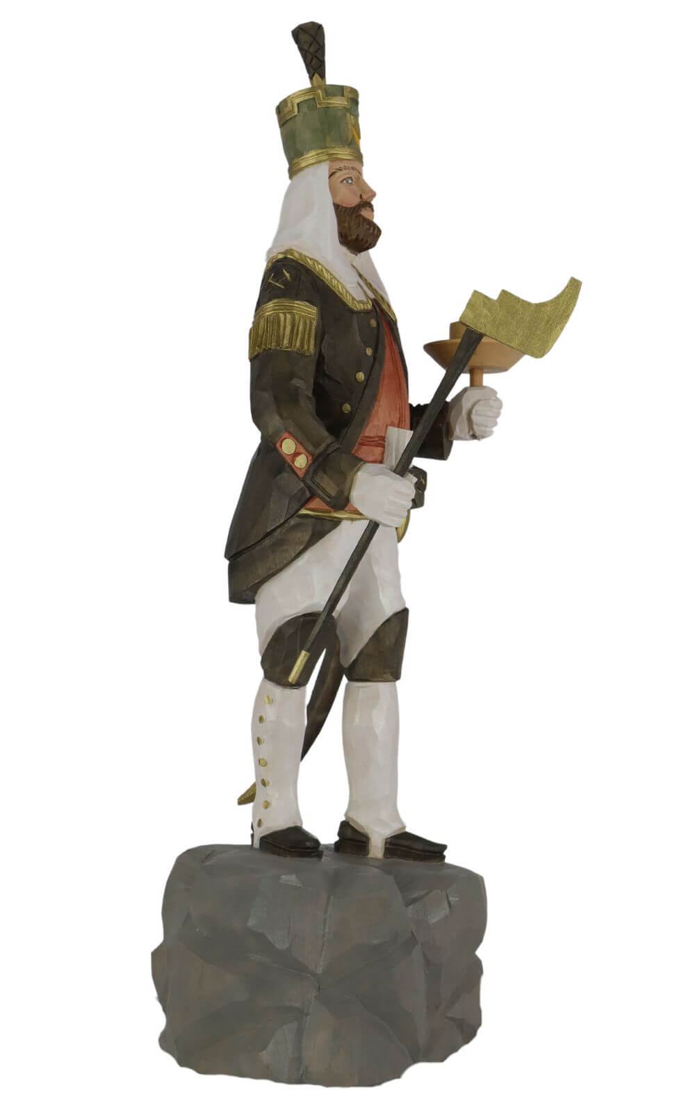 Freiberger Obersteiger, farbig, 20 cm von Schnitzkunst aus dem Erzgebirge_2