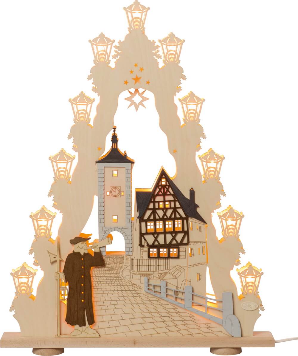 LED Lichterspitze Rothenburg ob der Tauber, 67 cm von Weigla