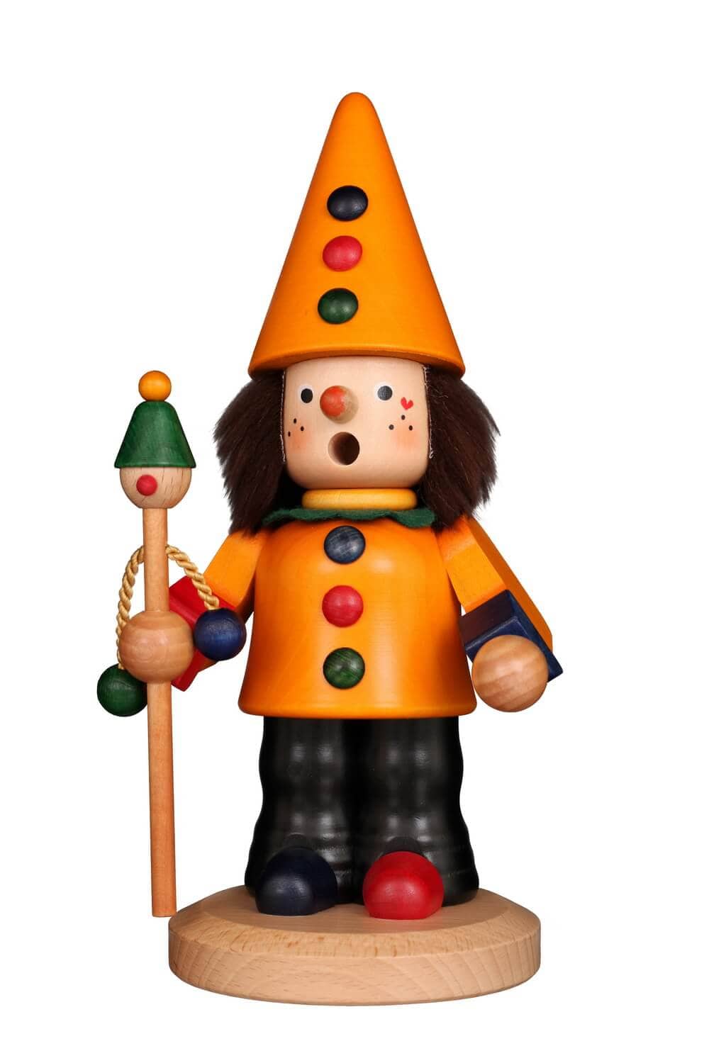 Räuchermännchen Kasperle, 22 cm von Christian Ulbricht