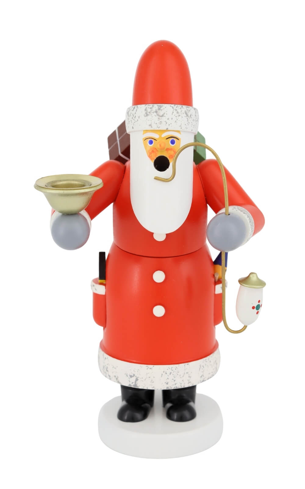 Räuchermännchen Weihnachtsmann mit Tülle, 18 cm von Jan Stephani
