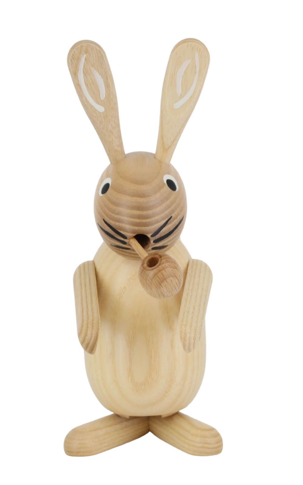 Hase, rauchend, natur, 18 cm von Jan Stephani_1