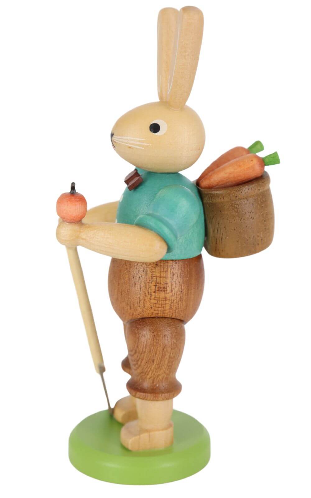 Osterhase Gärtner, 11 cm, farbig von Müller Kleinkunst_2