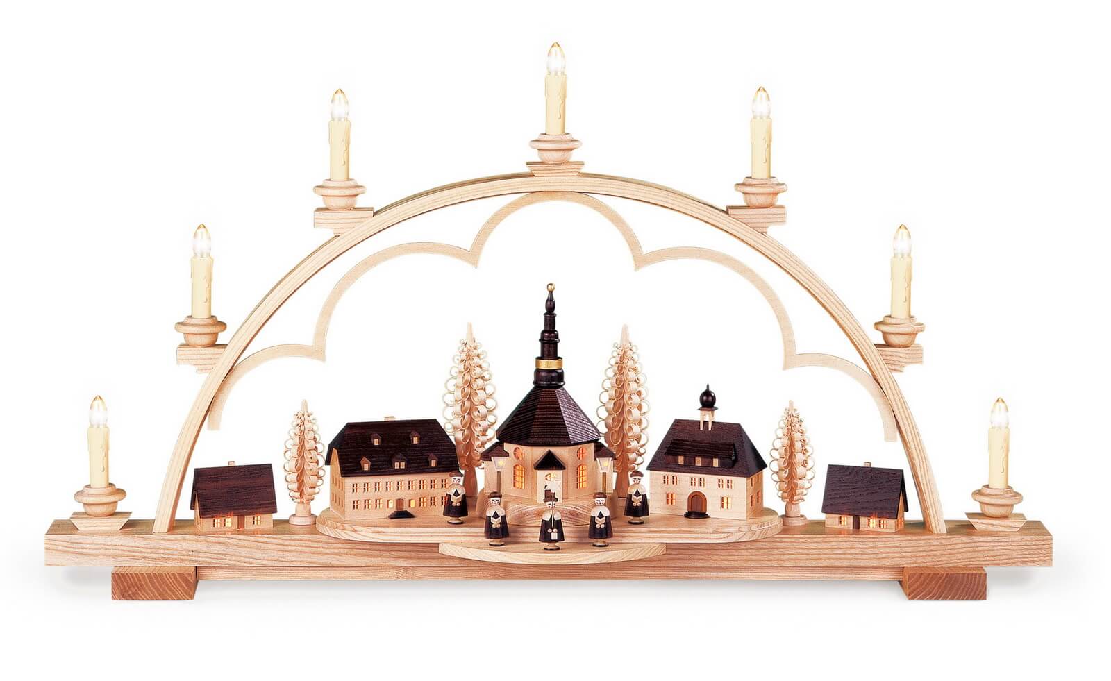 Schwibbogen Seiffener Dorf, 80 cm von Müller Kleinkunst