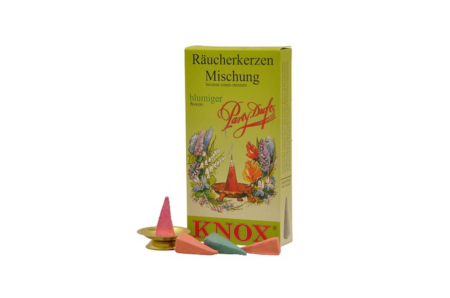 Räucherkerzen Mischung - blumiger Partyduft, 24 Stück von KNOX
