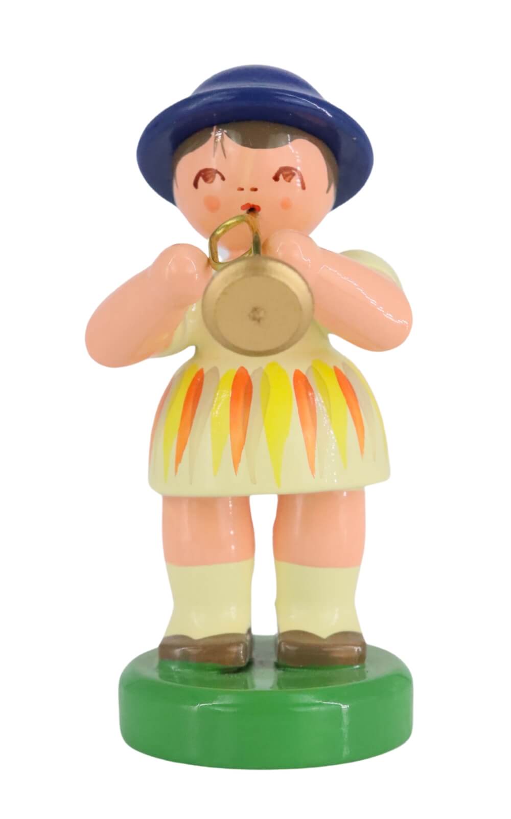 Miniatur Instrumentenmädchen mit Trompete von Figurenland Uhlig_1