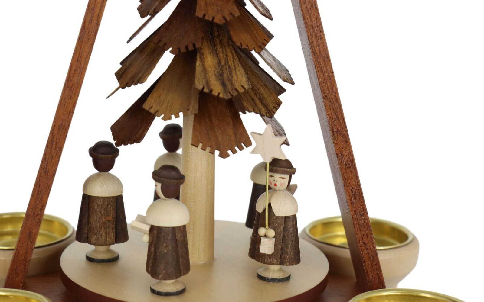Weihnachtspyramide mit Kurrende, 29 cm, natur von Müller Kleinkunst_2