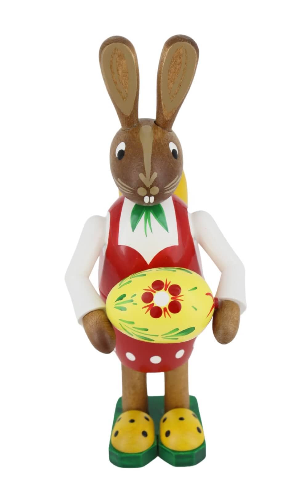Osterhasenfrau mit Korb und großem Osterei, 15 cm von Figurenland Uhlig GmbH_1