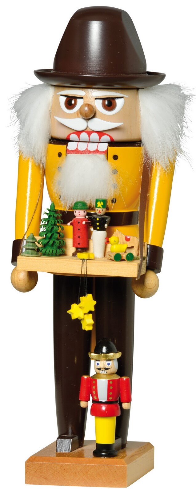 Nussknacker Spielzeughändler, 28 cm, farbig von KWO
