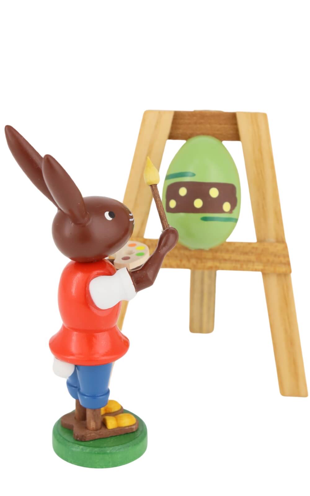 Osterhase mit Staffelei, 9 cm von Thomas Preißler_3