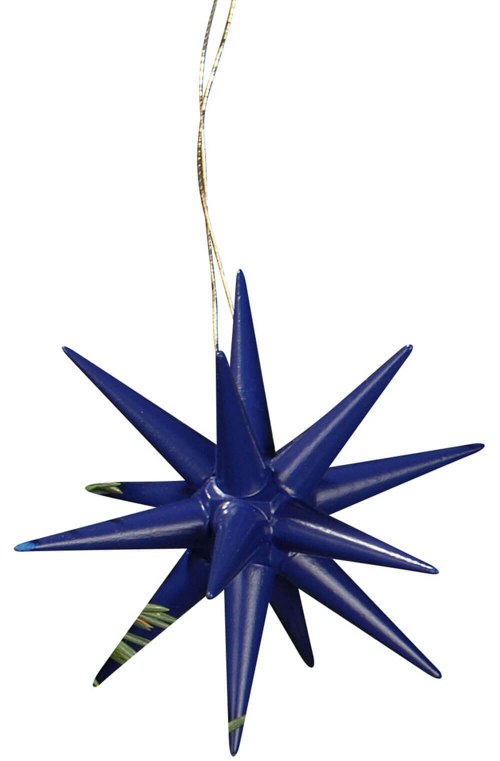 Christbaumschmuck Weihnachtssterne dunkelblau, 4-teilig von Albin Preißler_Bild1