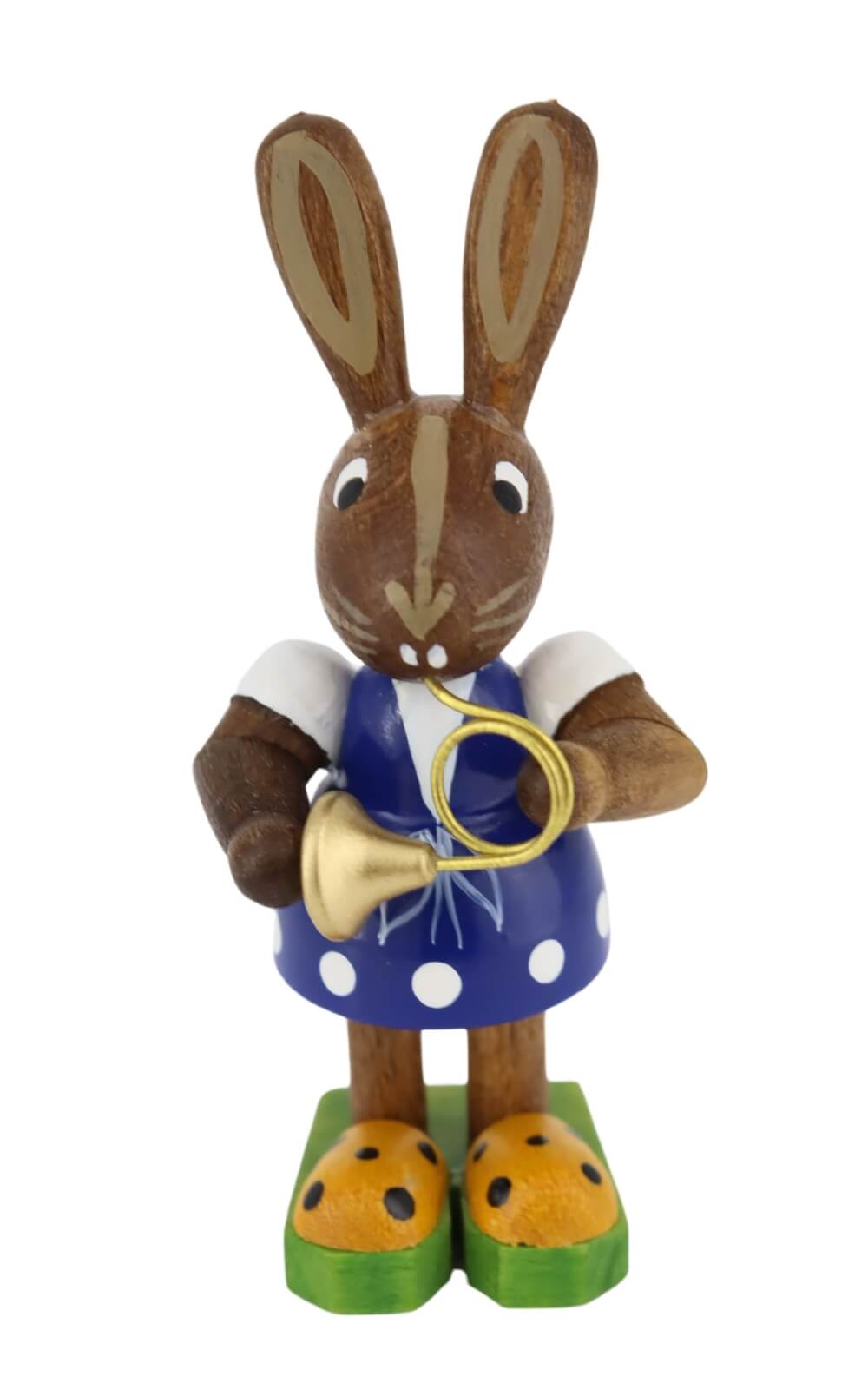 Osterhase - Mädchen mit Waldhorn von Figurenland Uhlig GmbH_1