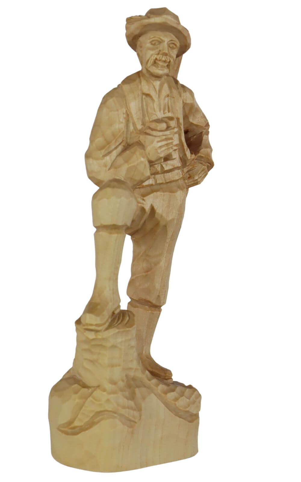 Förster, natur, geschnitzt, 12 cm von Schnitzkunst aus dem Erzgebirge_2