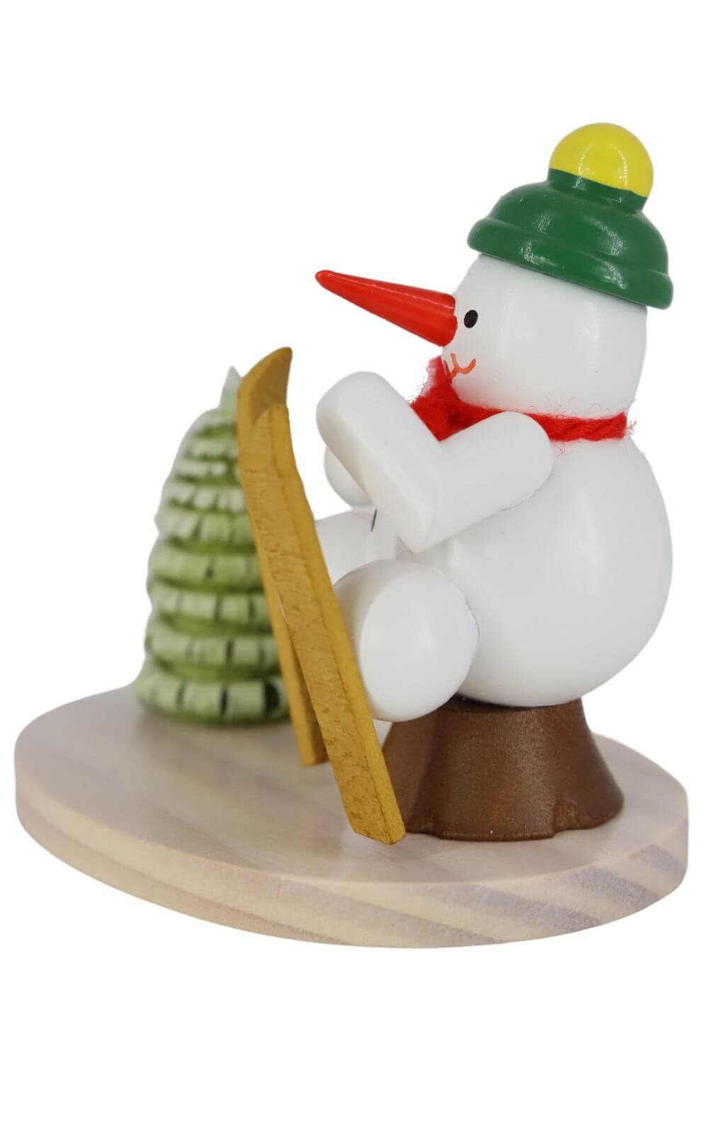 Miniatur Schneemann Ski-Unfall, 7 cm, farbig von Ralf Zenker_3