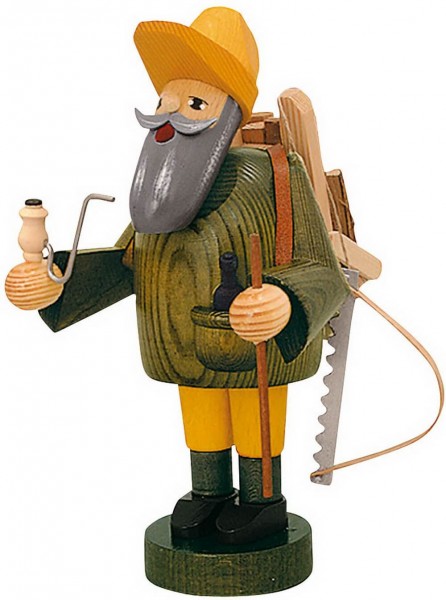 Smoking man woodsman, 18 cm by KWO