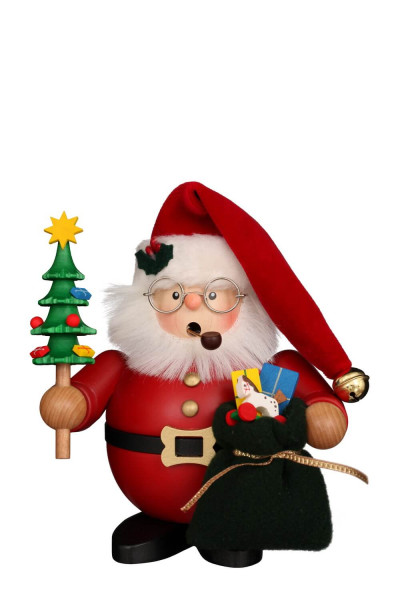 Räuchermännchen Weihnachtsmann, rot, 17 cm von Christian Ulbricht, Made in Germany
