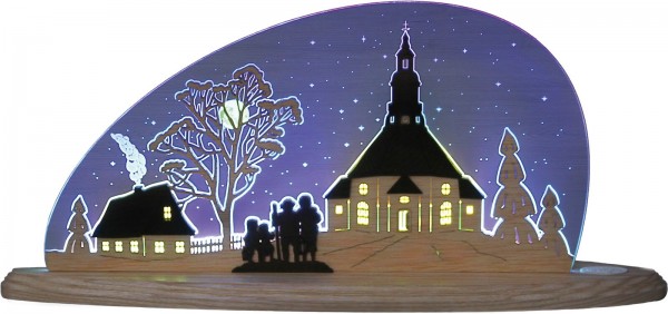 LED Motivleuchte Seiffener Kirche von Weigla