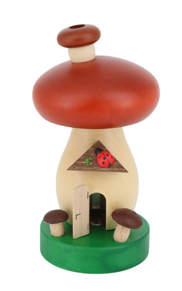 Räuchermännchen Pilz, 14 cm von Richard Glässer