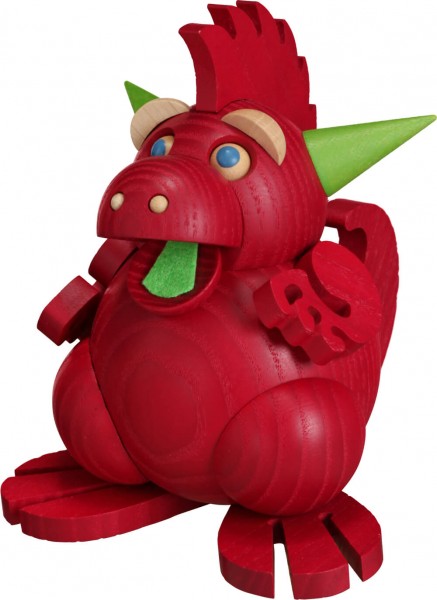 Räuchermännchen Drache Feuerspucker von Seiffener Volkskunst eG