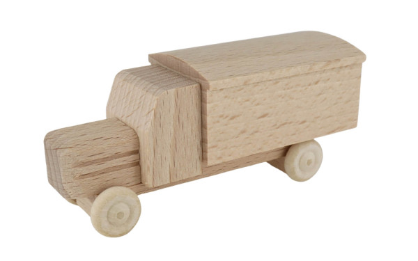 Holzspielzeug - LKW mit Koffer in natur von Robbi Weber_1
