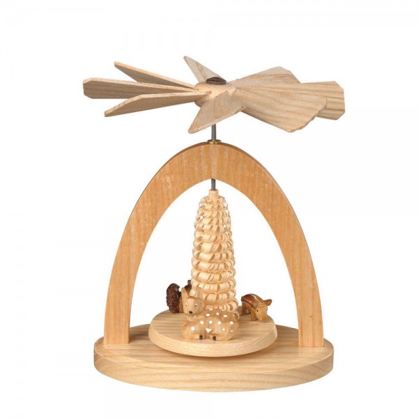 Weihnachtspyramide - Wärmespiel mit Waldtieren von Albin Preißler