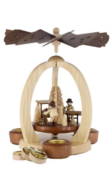 Weihnachtspyramide Holzleute von Legler_1