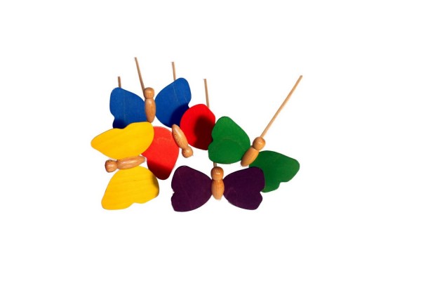 Flower Stick Butterflies, 5 pieces by Ebert GmbH_1