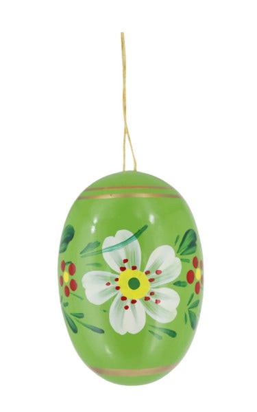 Easter egg green with flowers by Figurenland Uhlig GmbH_1