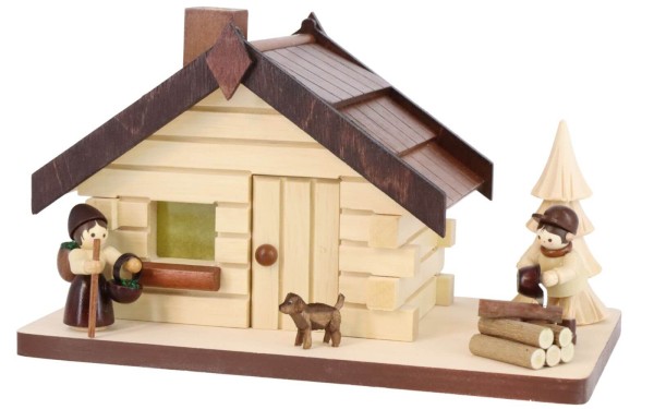 Räucherhaus - Erzgebirgshaus Motorkettensäger von Romy Thiel_1