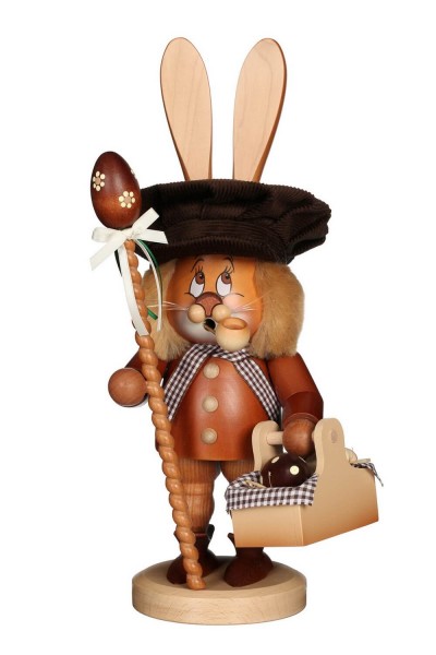 Räuchermännchen von Christian Ulbricht Wichtel Osterhase mit Eierkorb, 36 cm 